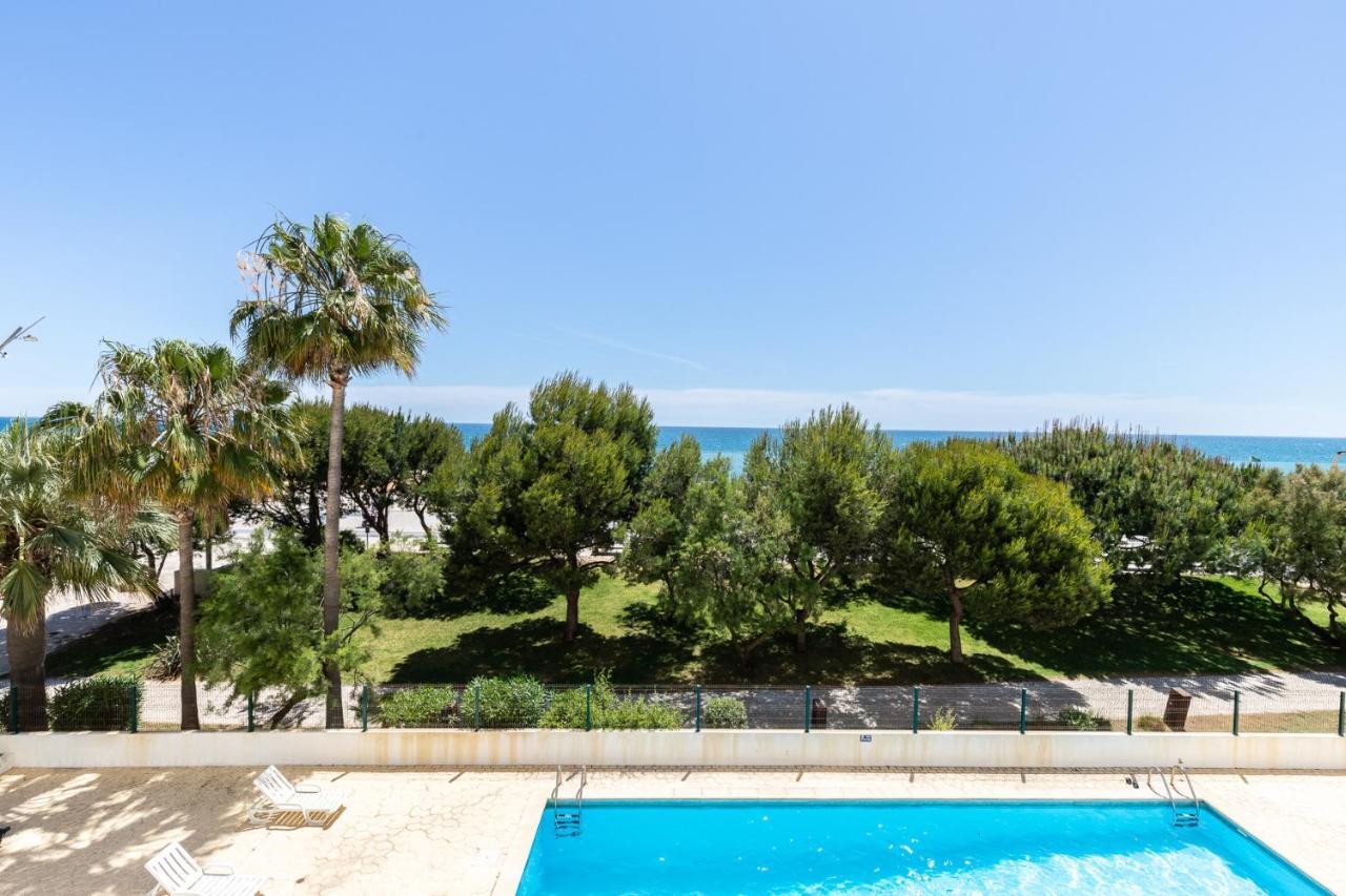 Carteia Superb Front Beach Flat Sea View Balcony Куартейра Екстериор снимка
